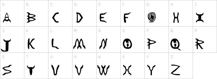 Uppercase characters