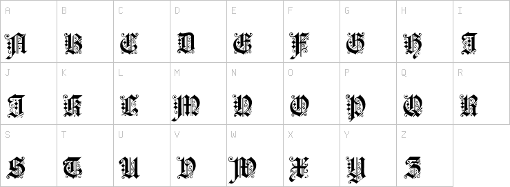 Uppercase characters