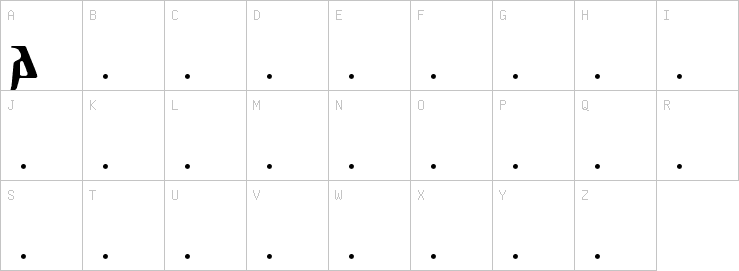 Uppercase characters