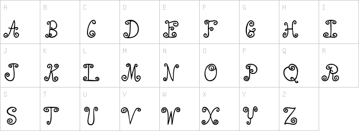 Uppercase characters