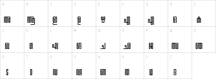 Uppercase characters