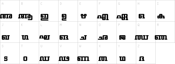 Uppercase characters