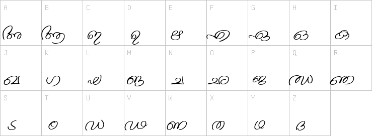 Uppercase characters