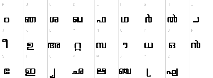 Uppercase characters