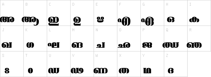 Uppercase characters