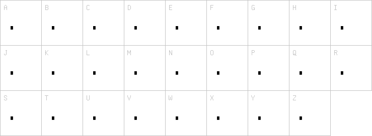 Uppercase characters