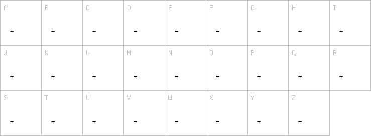 Uppercase characters