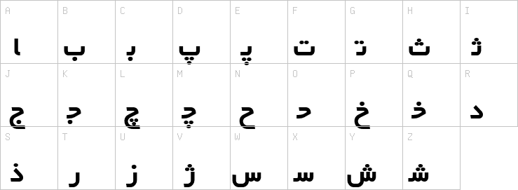 Uppercase characters