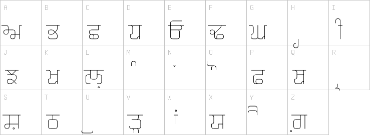 Uppercase characters