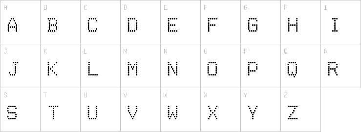 Uppercase characters