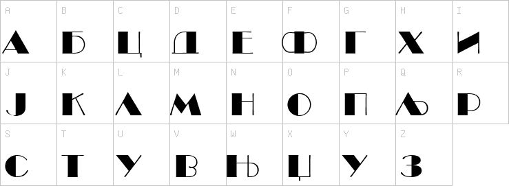 Uppercase characters