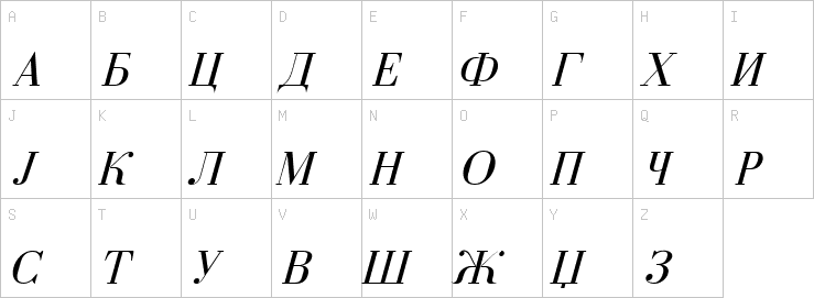 Uppercase characters