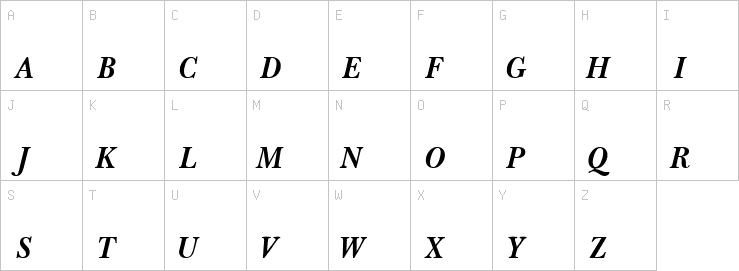 Uppercase characters