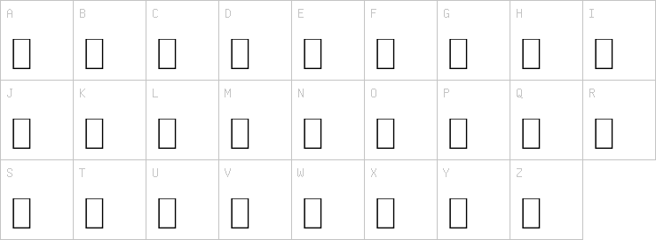 Uppercase characters