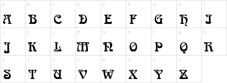 Uppercase characters