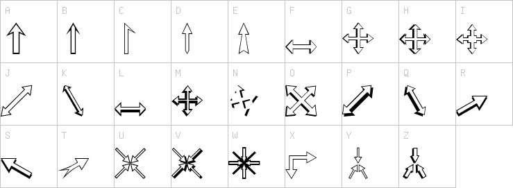 Uppercase characters