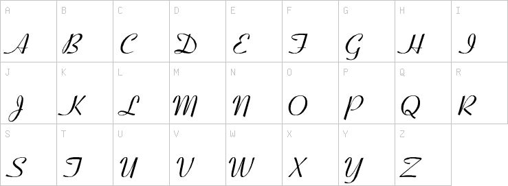 Uppercase characters