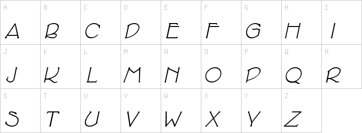 Uppercase characters