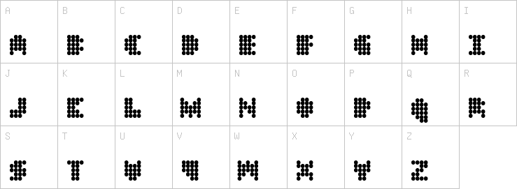 Uppercase characters