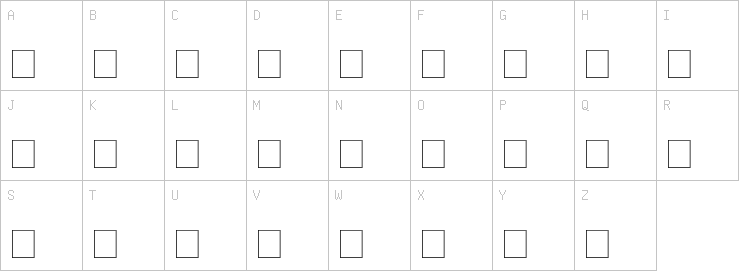 Uppercase characters