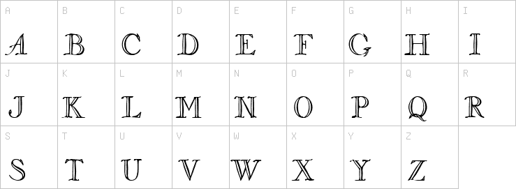 Uppercase characters