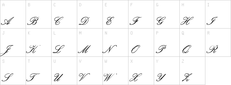 Uppercase characters