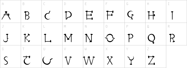 Uppercase characters