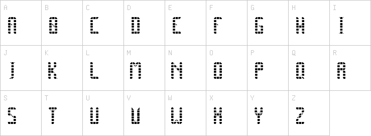 Uppercase characters