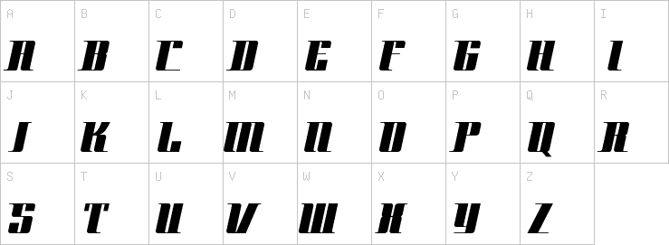 Uppercase characters