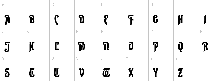 Uppercase characters