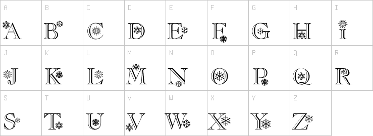 Uppercase characters