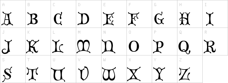 Uppercase characters