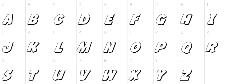 Uppercase characters