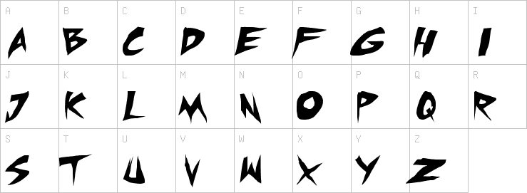 Uppercase characters