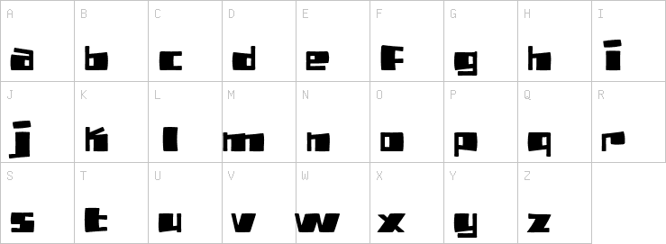 Uppercase characters