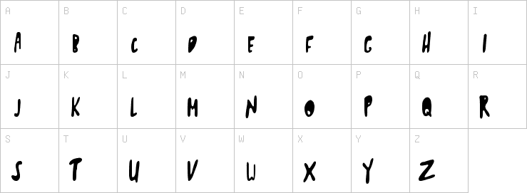 Uppercase characters