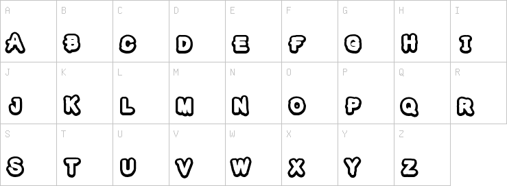 Uppercase characters