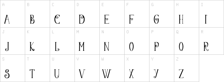 Uppercase characters