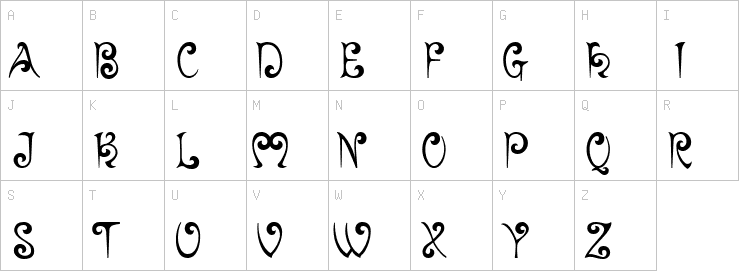 Uppercase characters