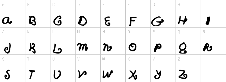 Uppercase characters