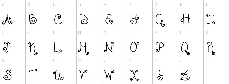 Uppercase characters