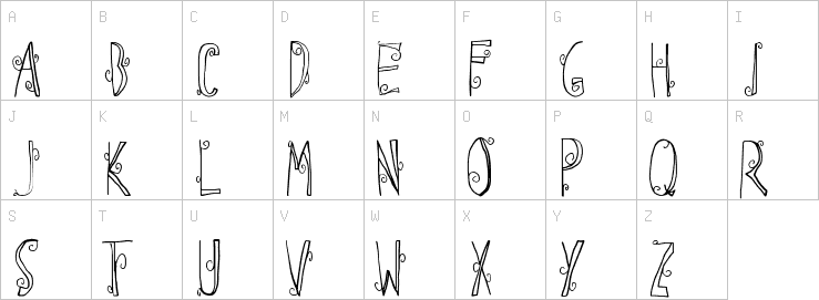 Uppercase characters