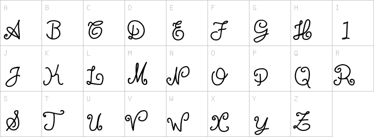 Uppercase characters