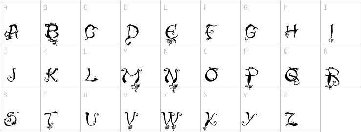 Uppercase characters