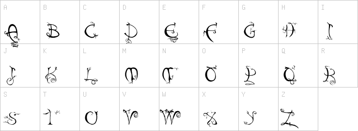 Uppercase characters