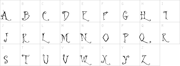 Uppercase characters