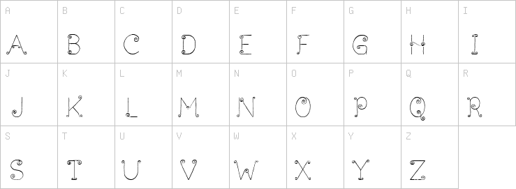 Uppercase characters