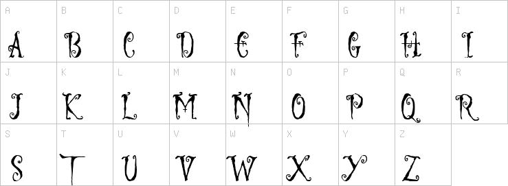 Uppercase characters