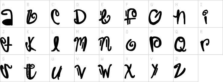 Uppercase characters