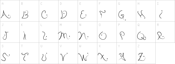 Uppercase characters